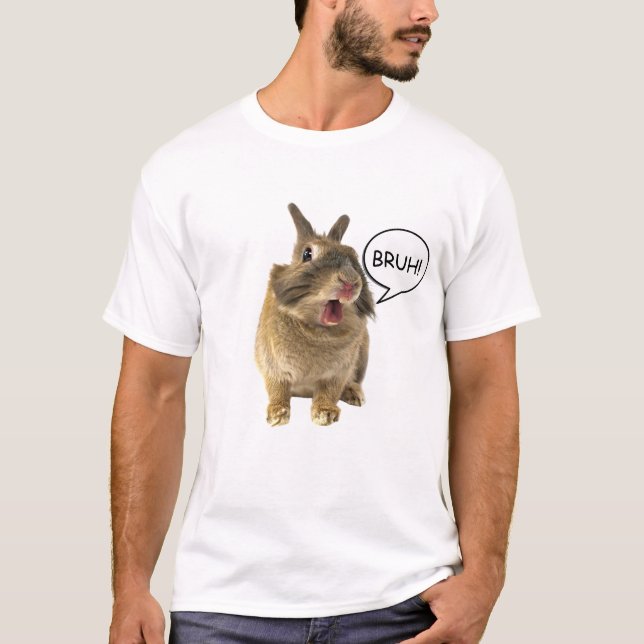 BRUH RABBIT TEE SHIRT (Vorderseite)