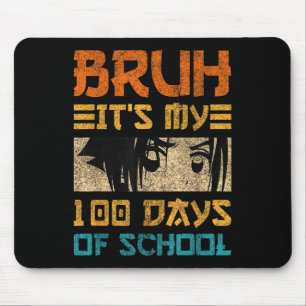 Bruh seine 100 Tage der Schule Japan Kawaii Manga Mousepad