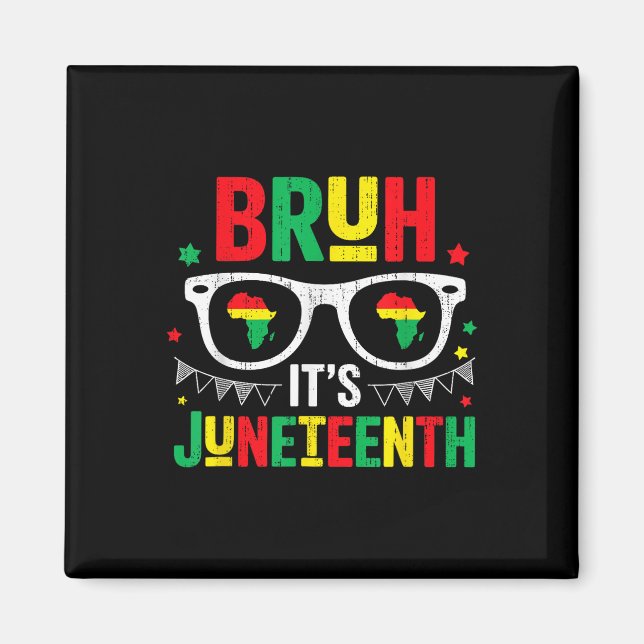 Bruh Seine Freiheit im Juni 19. Juni 1865 Afrika Magnet (Vorne)