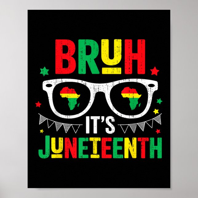 Bruh Seine Freiheit im Juni 19. Juni 1865 Afrika Poster (Vorne)