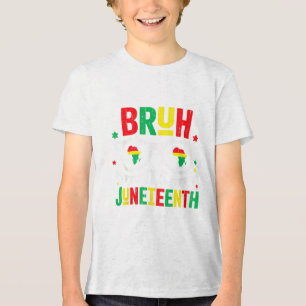 Bruh Seine Freiheit im Juni 19. Juni 1865 Afrika Tri-Blend Shirt