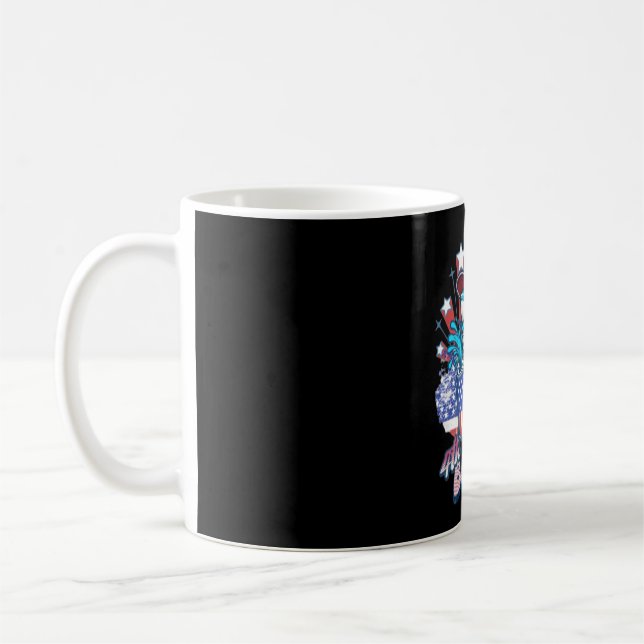 Bruh Shark 4. Juli Kaffeetasse (Links)