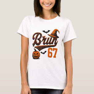 Bruh Six Seven Halloween 6-7 Lustiger Geist Slang T-Shirt