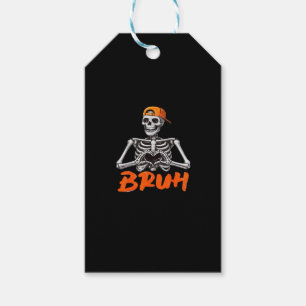 Bruh Skeleton Hand Heart Halloween Kostüme Männer  Geschenkanhänger