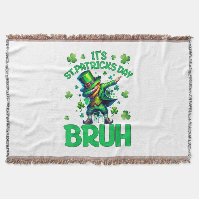 Bruh St. Patrick's Day Decke (Vorderseite)