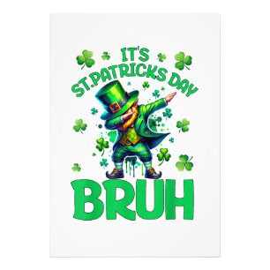 Bruh St. Patrick's Day Fotodruck