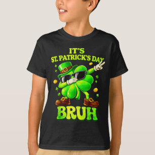 Bruh St. Patricks Day Jungen Kinder St. Patricks D T-Shirt