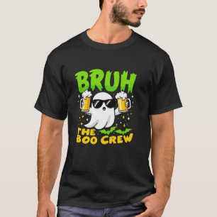 Bruh The Boo Crew Lustige Geist Grafik Halloween T-Shirt