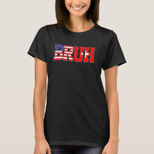 Bruh USA Schweiz Länderflagge American Swiss G T-Shirt