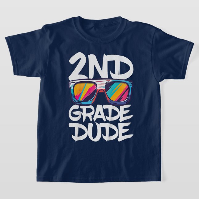 Bruh We Back 2nd Grade Back to School Second Grade T-Shirt (Ablage )