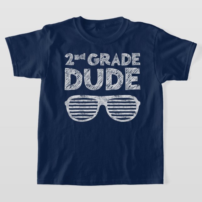 Bruh We Back 2nd Grade Back to School Second Grade T-Shirt (Ablage )