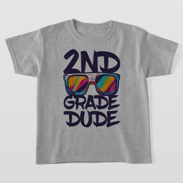 Bruh We Back 2nd Grade Back to School Second Grade T-Shirt (Ablage )