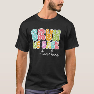 BRUH WIR BACK Lehrer Retro Vintag Student Zurück T T-Shirt