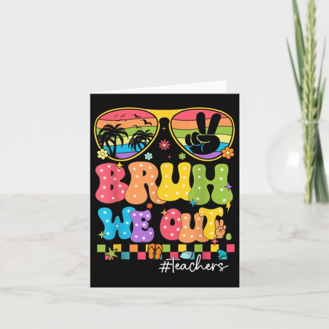 Bruh, wir haben die Lehrer am Niedlichen Ende des  Karte (Vorderseite)