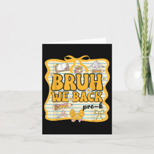 Bruh, wir kehren vorab in den Vorkindergarten zurü Karte