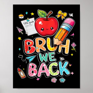 Bruh wir sind zurück 5. Klasse Lustig zurück zur S Poster