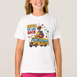 Bruh Wir Sind Zurück Lustiges Enten-Design Zurück T-Shirt