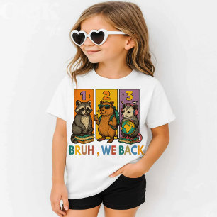  Bruh Wir Sind Zurück  Waschbär Capybara Opossum S T-Shirt