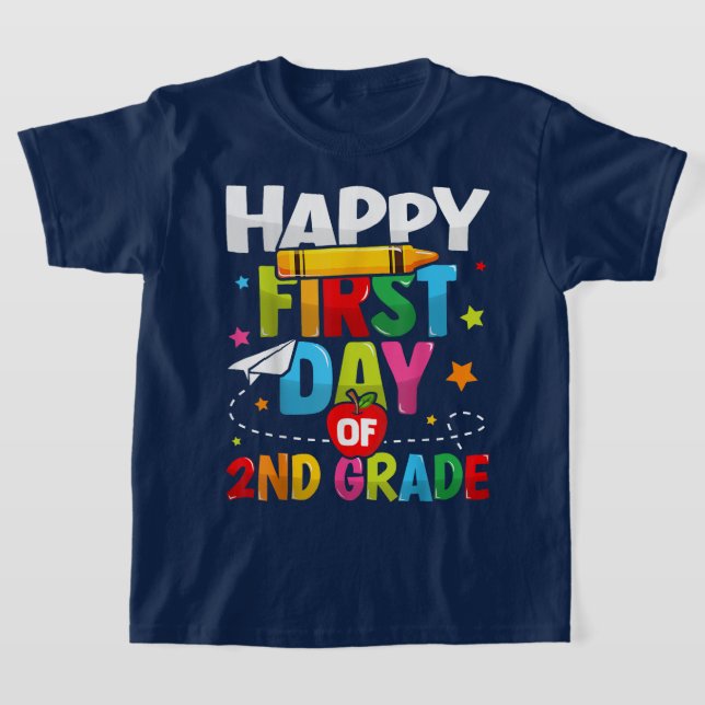 Bruh Wir Zurück 2. Klasse Zurück zur Schule Zweite T-Shirt (Ablage )
