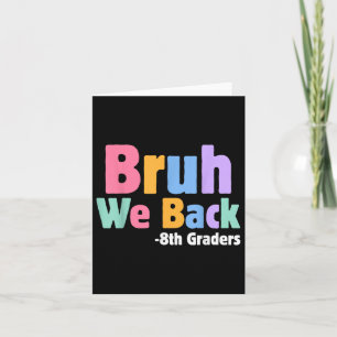 Bruh, wir zurück in die 8. Klasse zurück nach Scho Karte