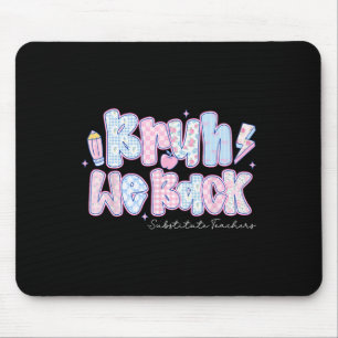 Bruh wir zurück Vertretungslehrer Bleistift zurück Mousepad
