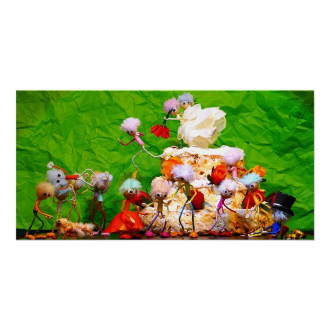 Bruidsfeest van de Fubby's. Poster (Vorderseite)