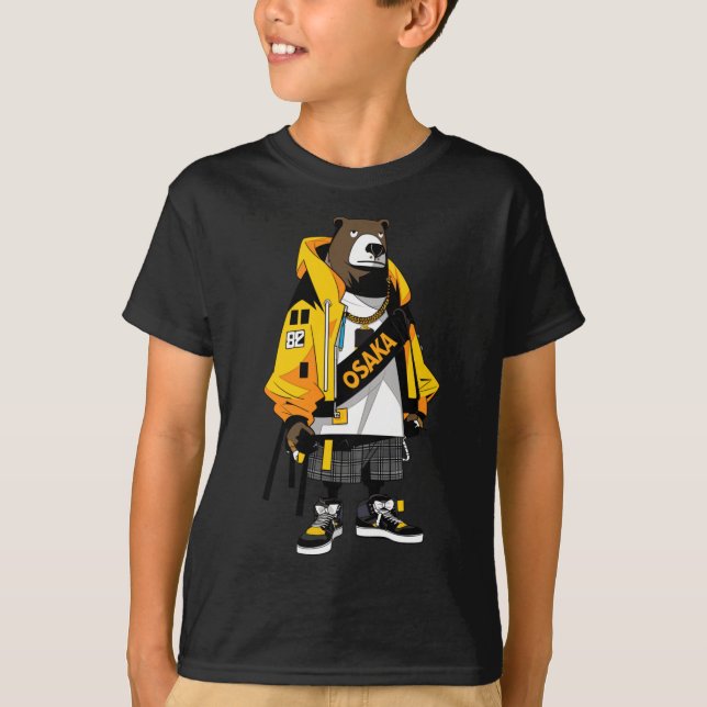 Bruin Boutique Sticker T-Shirt (Vorderseite)