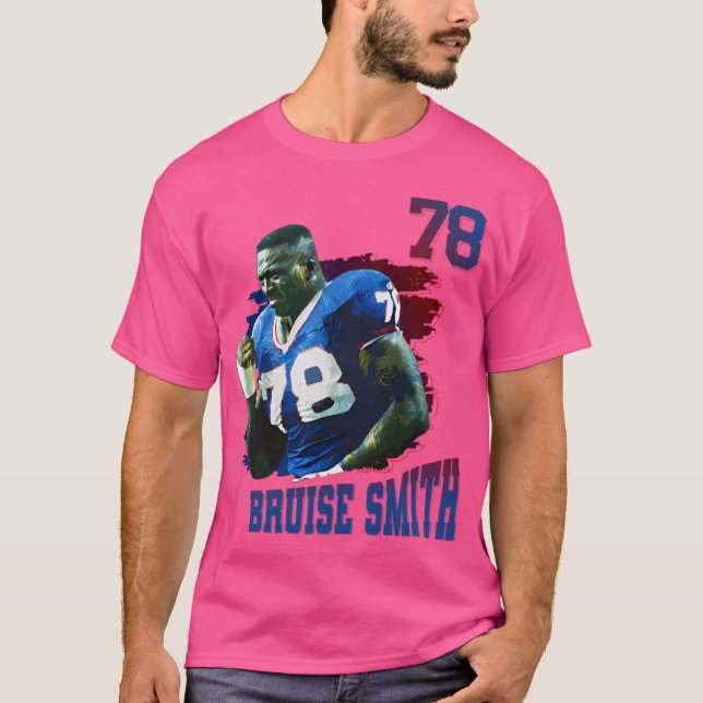 Bruise Smith 78 Retro Football T-Shirt (Vorderseite)