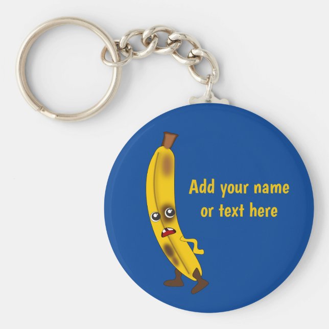 Bruised Banana schlechte Einstellung zu Obst - Ihr Schlüsselanhänger (Vorne)