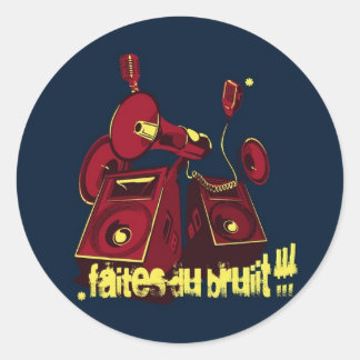 Bruit Runder Aufkleber