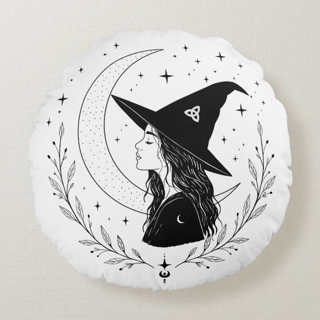 Bruja Rundes Kissen (Vorderseite)