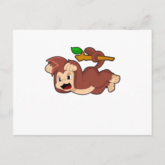 Brüllaffe Postkarte (Vorderseite)