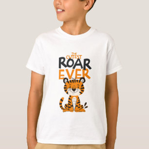 Brülle immer süße Tigerkunst T-Shirt