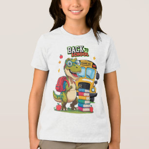 Brüllen- Bereit für die Schule – Dino Edition Tri-Blend Shirt