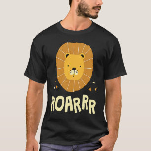 Brüllend ich Löwenmädchen Jungen Tiger Katze Tier  T-Shirt
