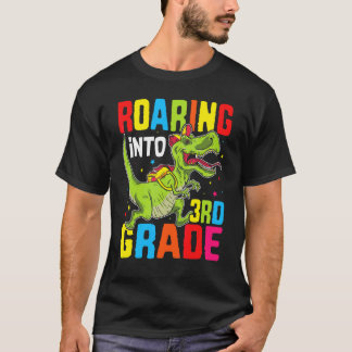 Brüllend in die 3. Klasse Zurück zur Schule Kinder T-Shirt