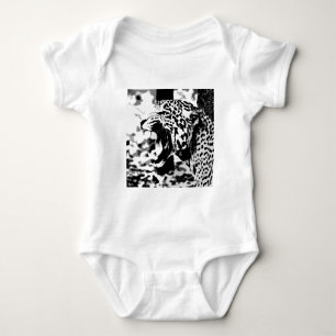 Brüllender Jaguar Baby Strampler