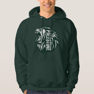 Brüllender Löwe Palästina Hoodie -Stärke Widerstan