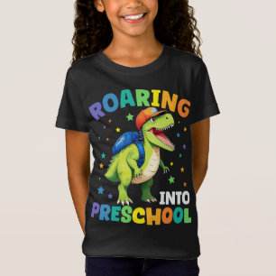 Brüllender Vorschul-Dinosaurier T Rex Rückkehr zur T-Shirt