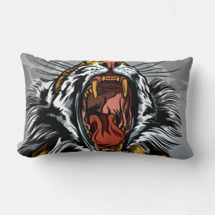 Brüllendes Tiger-Jahr-Design Lendenkissen