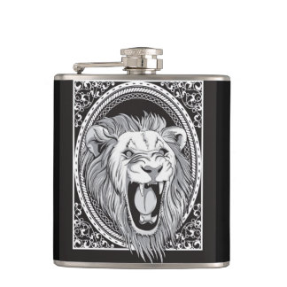 BRÜLLENlöwe Flachmann