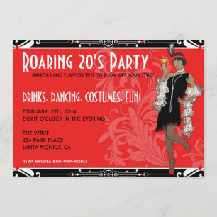 Brüllenzwanziger jahre afrikanische einladung