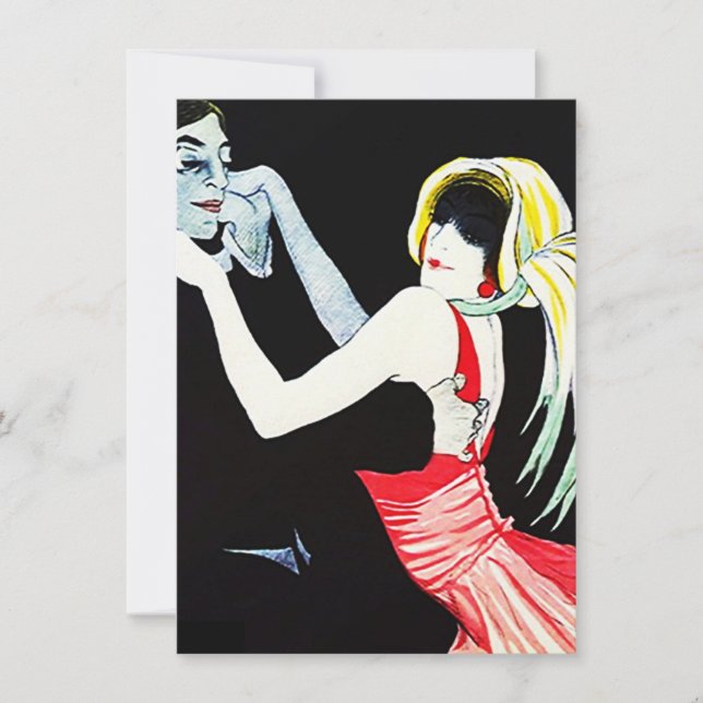 Brüllenzwanziger jahre einladung (Vorderseite)