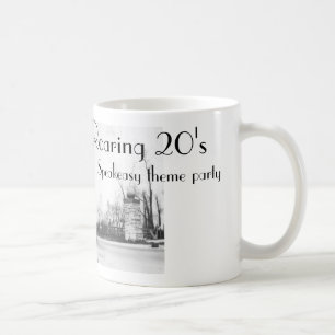 Brüllenzwanziger jahre Speakeasyzwanziger jahre Kaffeetasse