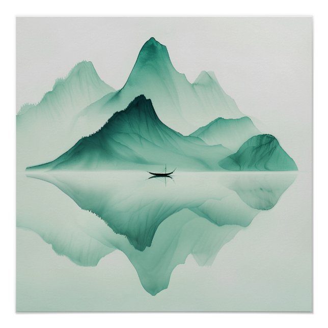 Brumeuse-Berg Poster (Vorderseite)