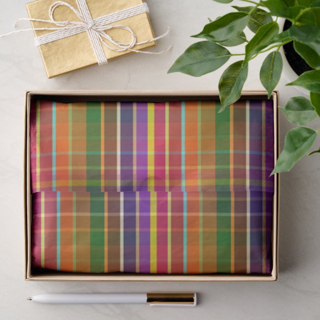 Brummendes Karo SF Seidenpapier (Geschenk)
