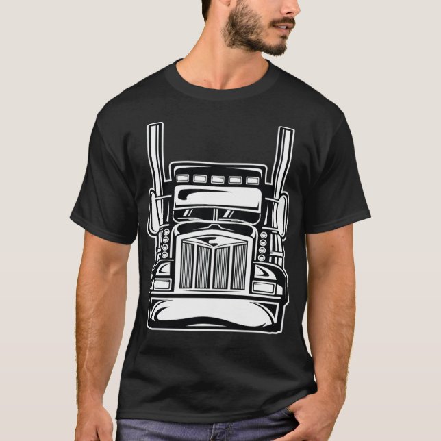 Brummi Autobahn Transport Gasoline geek freestyle  T-Shirt (Vorderseite)