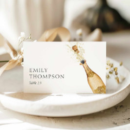 Brunch and Bubbly Bridal Shower Place Cards Tischnummer