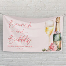 Brunch and Bubbly Mimosa Champagne Birthday Brunch