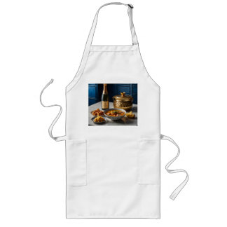 Brunch Bliss: Mimosas und Hühnchen & Waffeln Delig Lange Schürze